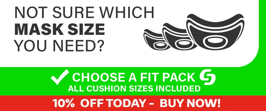 Choose a Fit Pack Mask and Save 10% OFF TODAY